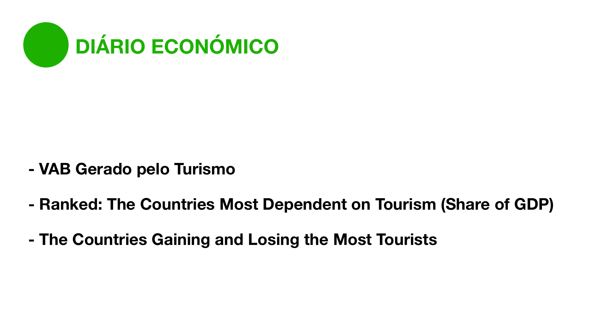 DE Económico - Informação